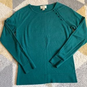 Loft Women’s Green/Emerald Sweater